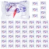 [US Local Warehouse] 50 Packs Universal Disposable Car Covers (12.5x21.6 Ft) Clear Plastic Car Covers Waterproof All Weather for Automobiles with Elastic Band for Outdoor Snow/Rain Weather Protection