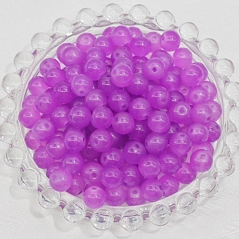 50 PCS/Package Diameter 4mm Diameter 6 Mm Glass Round Beads
