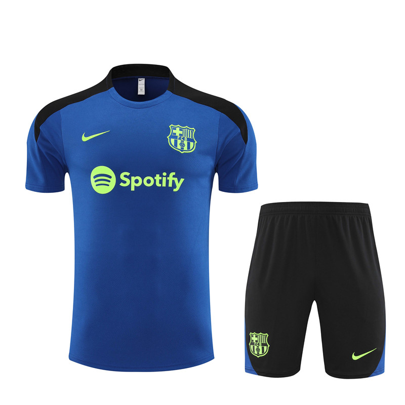 B.A.R.S.A 24-25 Short-Sleeve Training Set - Blue and Black