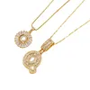 ✨Collier avec pendentif lettre de l'alphabet en or💕