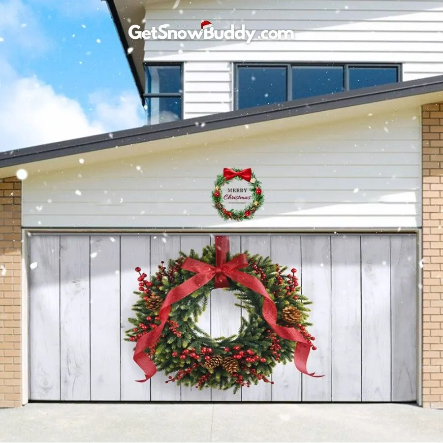 SnowBuddy Garage Door Covers Christmas 2024 Buy 2 Free Shipping