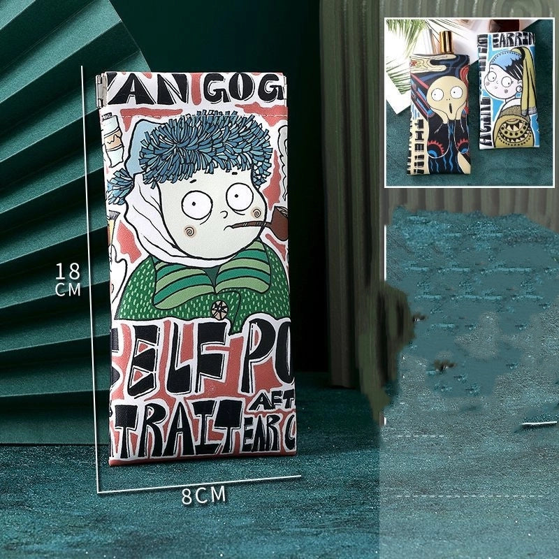 Minimalist Cartoon Pu Leather Unisex Glasses Pouch