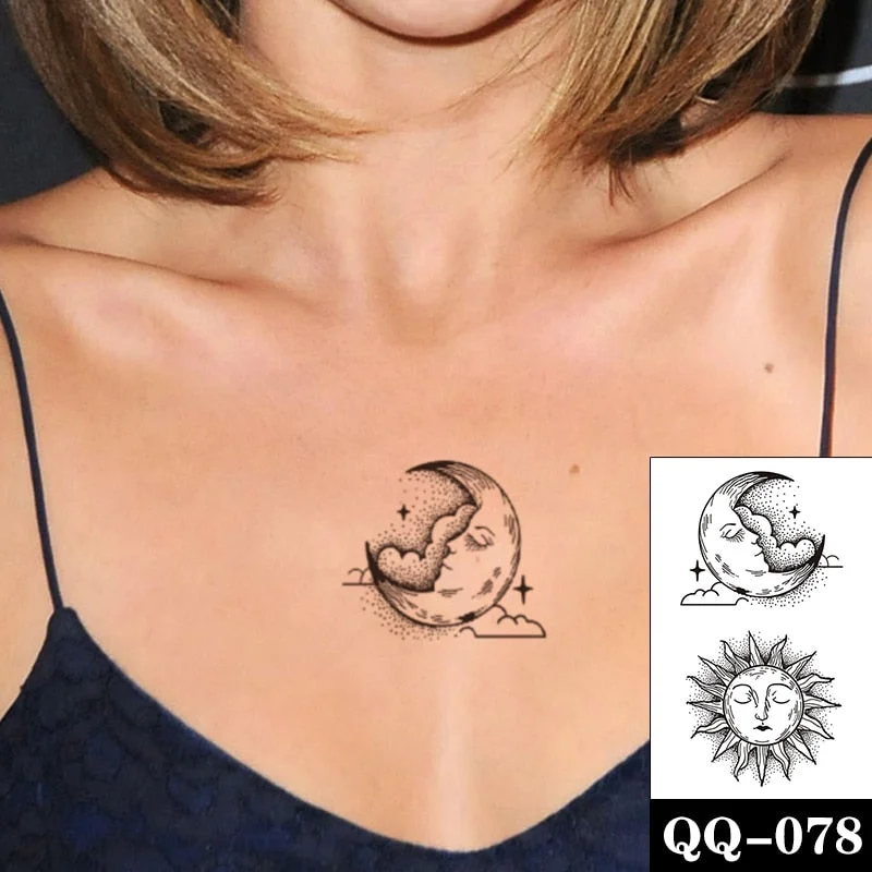 Water Transfer Tattoo Sexy Red Lips Print Tattoo Body Art Waterproof Temporary Fake Flash Tattoo for Man Woman Kid 10.5*6cm
