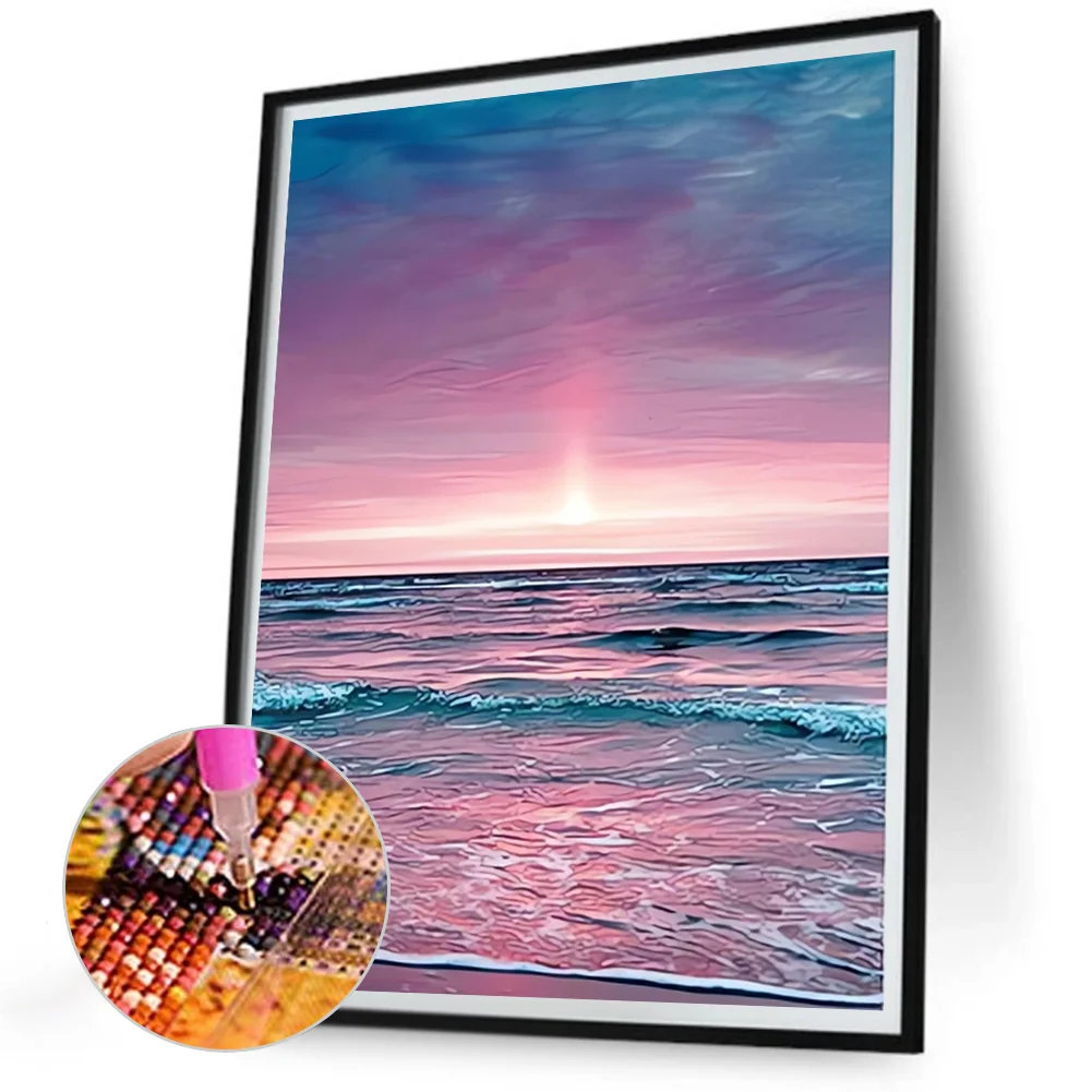 Diamond Painting - Full Round Drill - Seaside Scenery(Canvas|30*40cm)