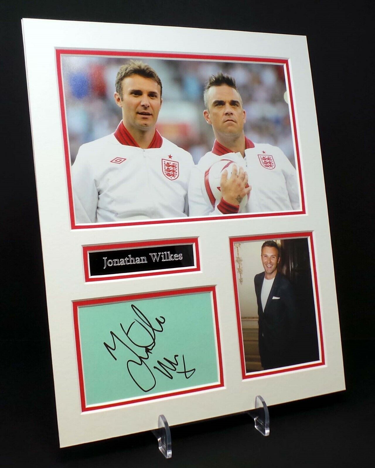 Jonathan WILKES Signed Mounted Photo Poster painting Display AFTAL COA TV Presenter