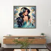Disney Princess Jasmine-18CT Stamped Cross Stitch 50*50cm/19.69*19.69in tapestrymarket