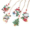 Diamond Painting Double-sided Christmas Pendant Xmas Trees
