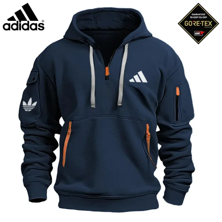 Pánský svetr Adidas GORE-TEX s kapucí - teplý, nepromokavý, outdoorový, funkční styl