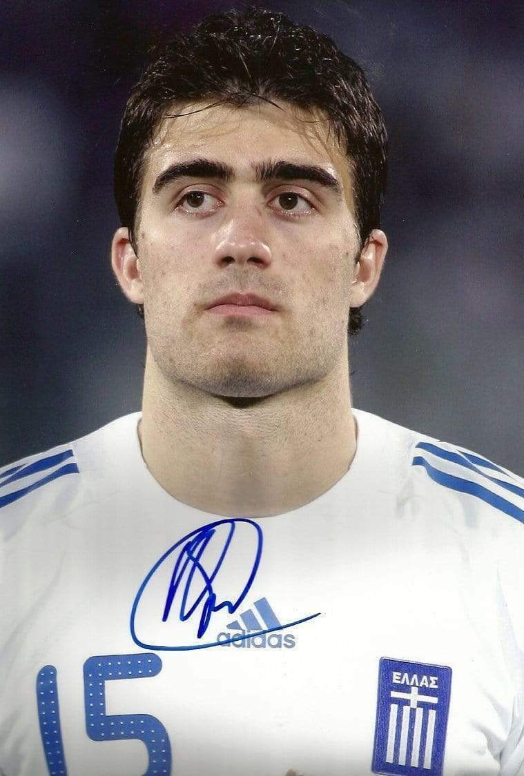 Sokratis Papastathopoulos GREEK SOCCER PLAYER autograph, In-Person signed Photo Poster painting