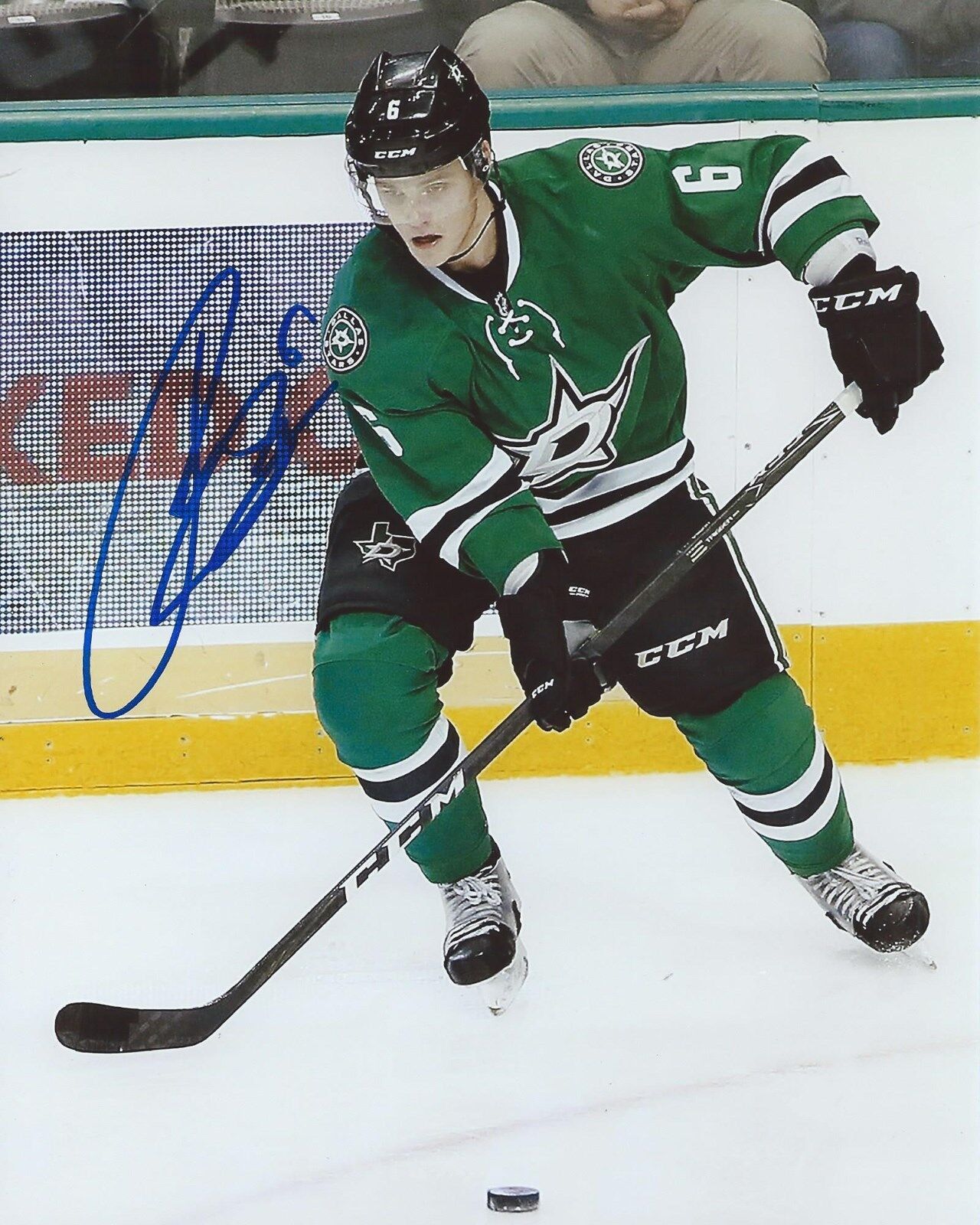 Julius Honka Signed 8x10 Photo Poster painting Dallas Stars Autographed COA