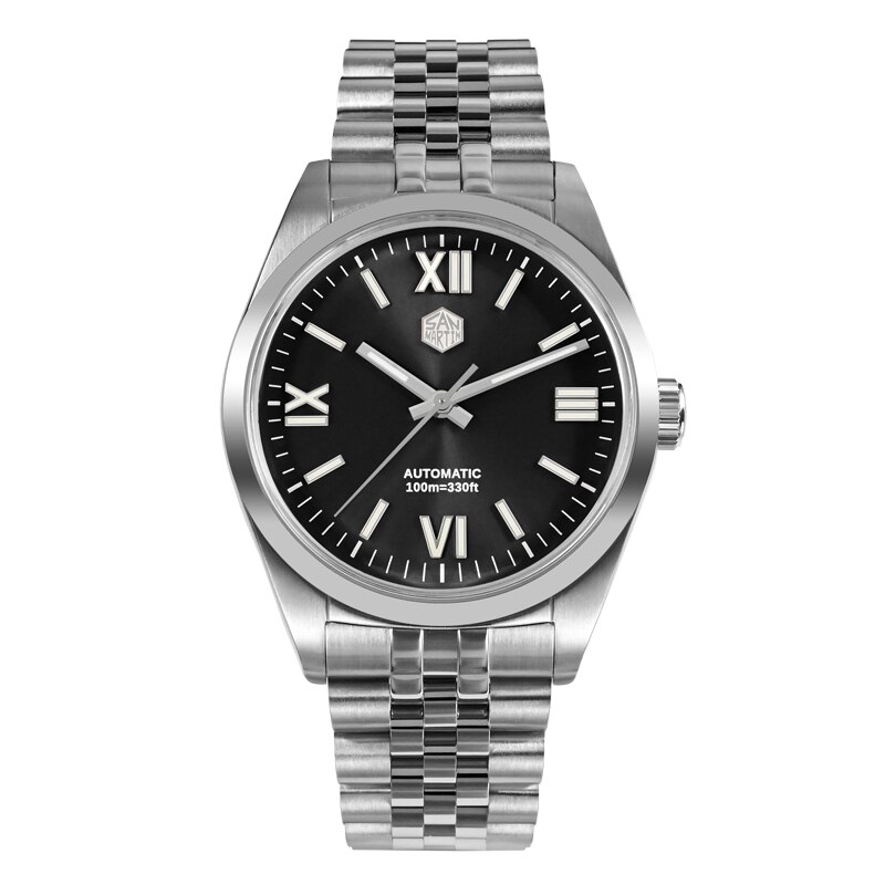 ★Summer Sale★San Martin 38.5mm Roman Numeral Sunray Dial Men Watch SN0050-G San Martin Watch san martin watchSan Martin Watch