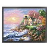 Seaside Garden Lake - 9CT Full Beaded Cross Stitch Kit(55x43cm)