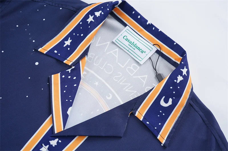 Casablanca 2023 new silk long-sleeved shirt