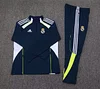 Joyfball 2025/2026 Real Madrid Half-Pull Training Suit Royal Blue Football Shirt 1:1 Thai Quality