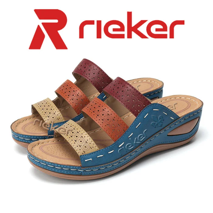💕2025 RIEKER, új női szandál raktáron, időkedvezmény, limitált mennyiség