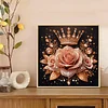 Diamond Painting-DIY Crystal Rhinestone Charming Rose
