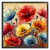 Poppy-11CT Stamped Cross Stitch 40*40cm/15.75*15.75in
