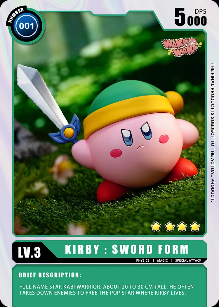 WAKUWAKU Studio - Kirby - Kirby Sword Form Statue(GK)-