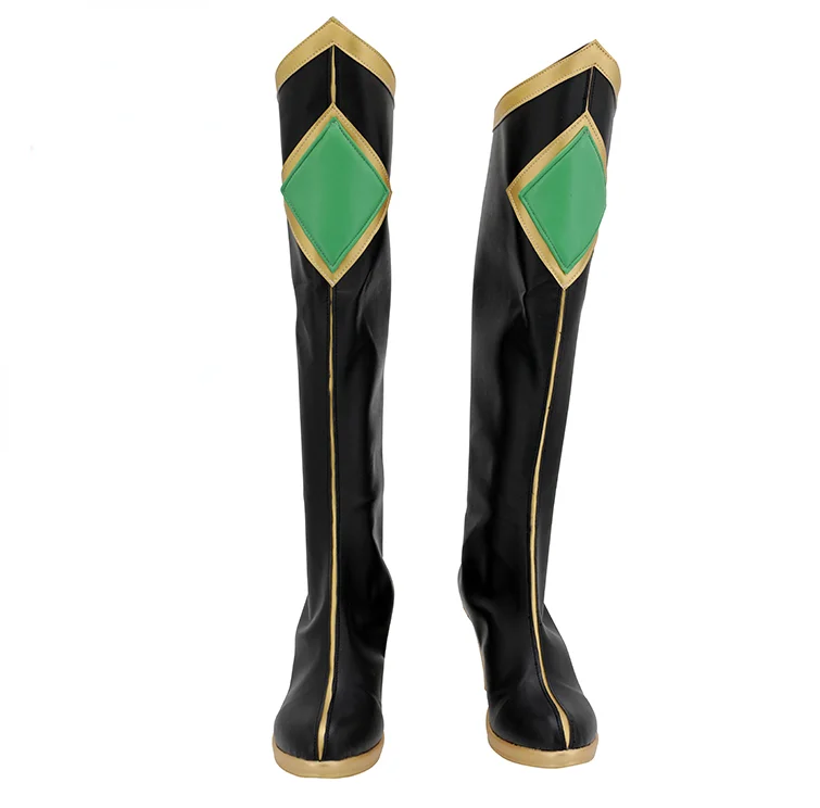 Mortal Kombat Jade Game Cosplay Boots Shoes for Adult
