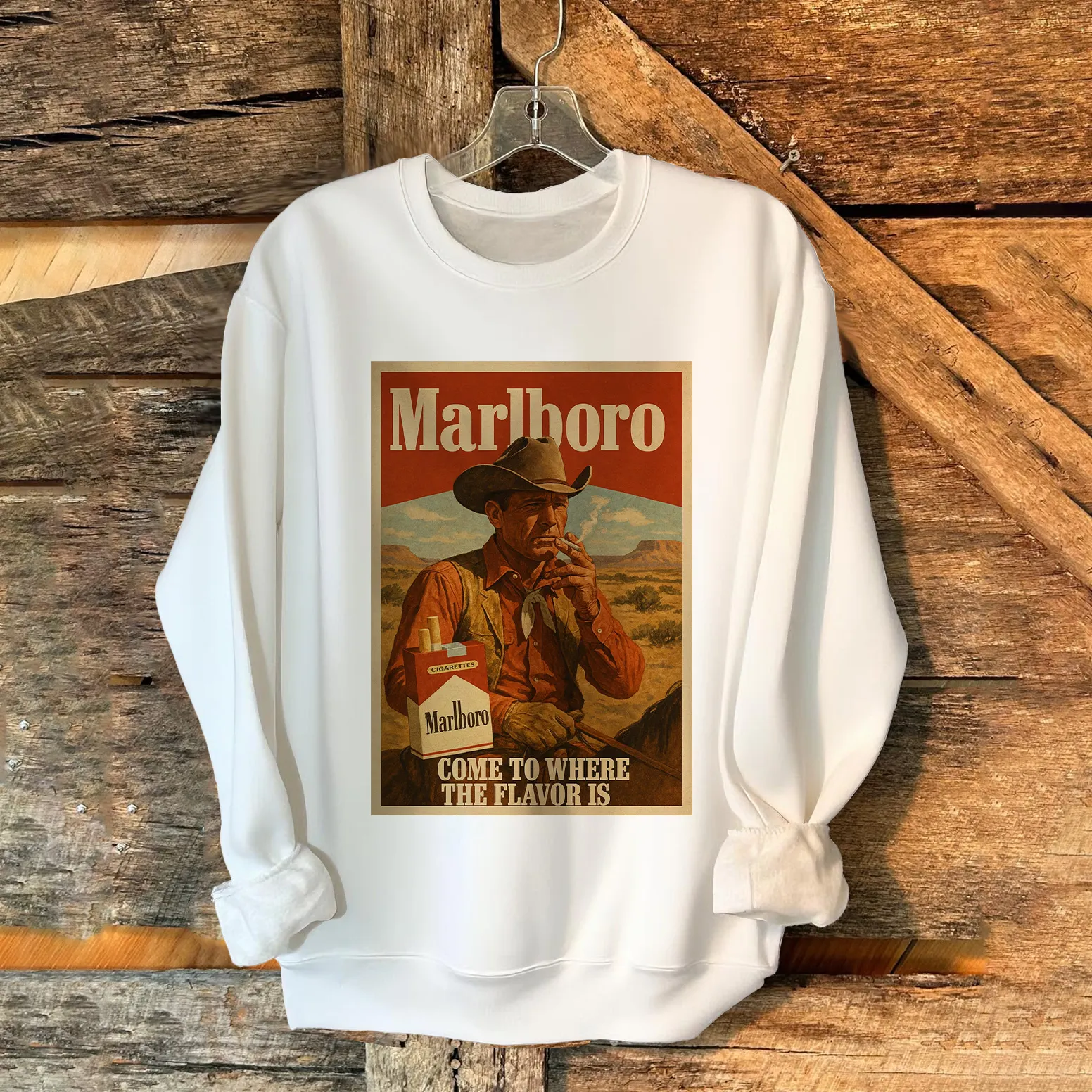 Classic Cowboy Graphic Sweatshirt