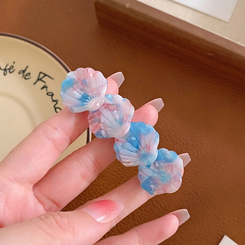 Women’s Casual Sweet Shell Acetic Acid Sheets Hair Clip