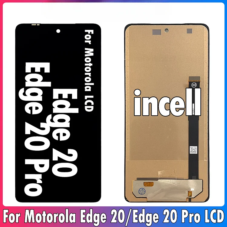 incell 6.7" For Motorola Moto Edge 20 LCD Display Touch Screen Digitizer For Moto Edge 20 Pro XT2153-1 LCD Parts Repair
