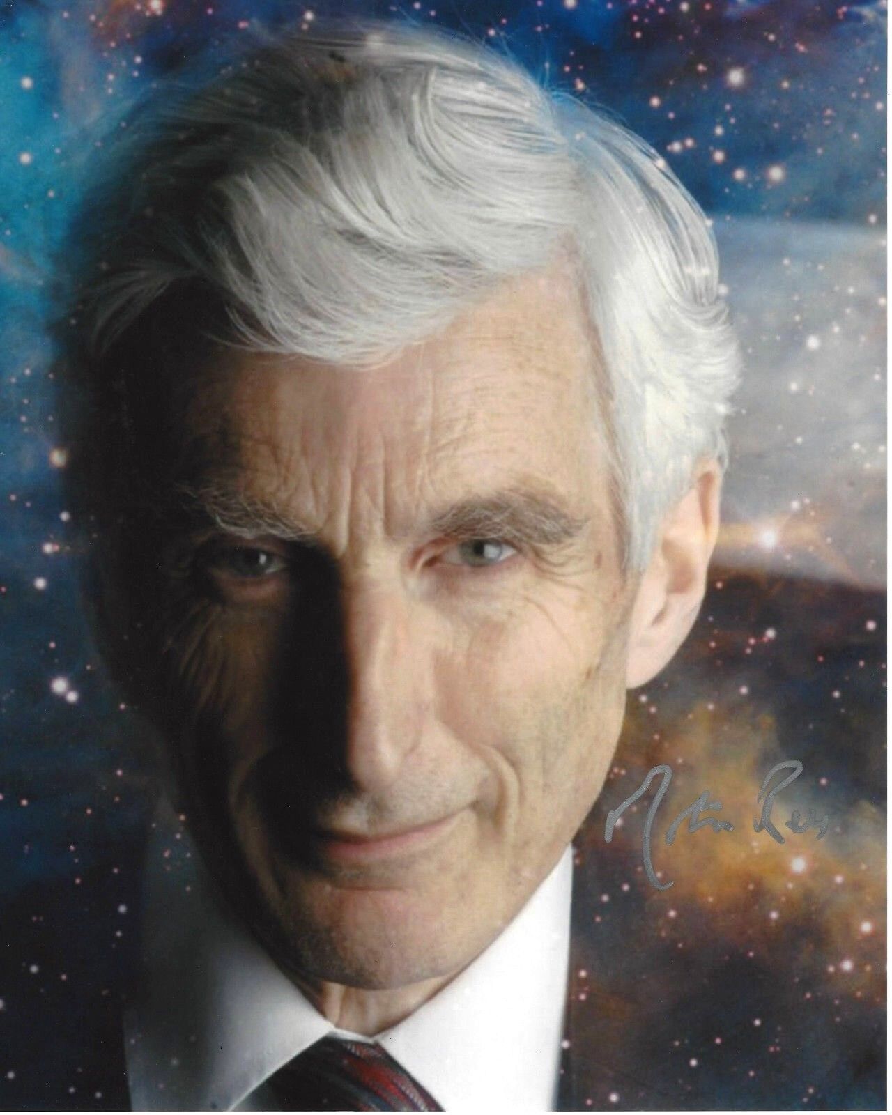 COSMOLOGIST LORD MARTIN REES HAND SIGNED 8x10 Photo Poster painting E w/COA ASTROPHYSICIST ROYAL