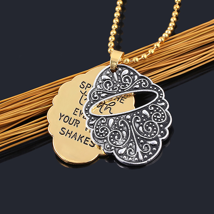 Speak Truth Even If Your Voice Shakes Pendant Charm