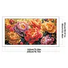 Flowers In Full Bloom-11CT Stamped Cross Stitch 200*93cm/78.74*36.61in (Big Size) tapestrymarket