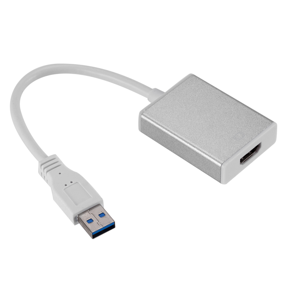 

USB 3.0 to 1080p HDMI-compatible Converter External Graphics Video Card Ada, Silver, 501 Original