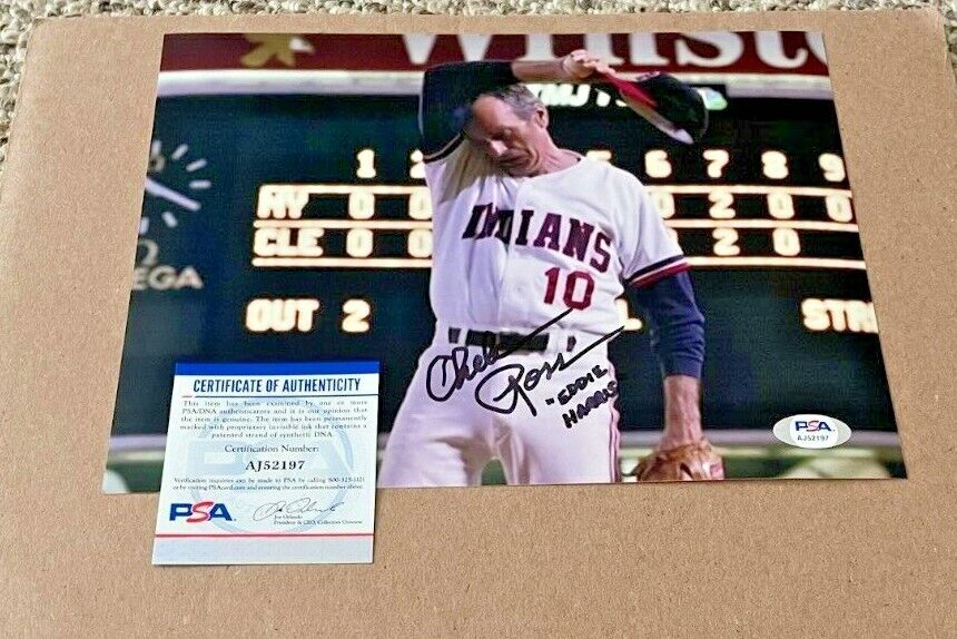 CHELCIE ROSS SIGNED MAJOR LEAGUE 8X10 Photo Poster painting W/EDDIE HARRIS PSA/DNA #2