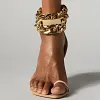 Statement Chain Flat Sandals