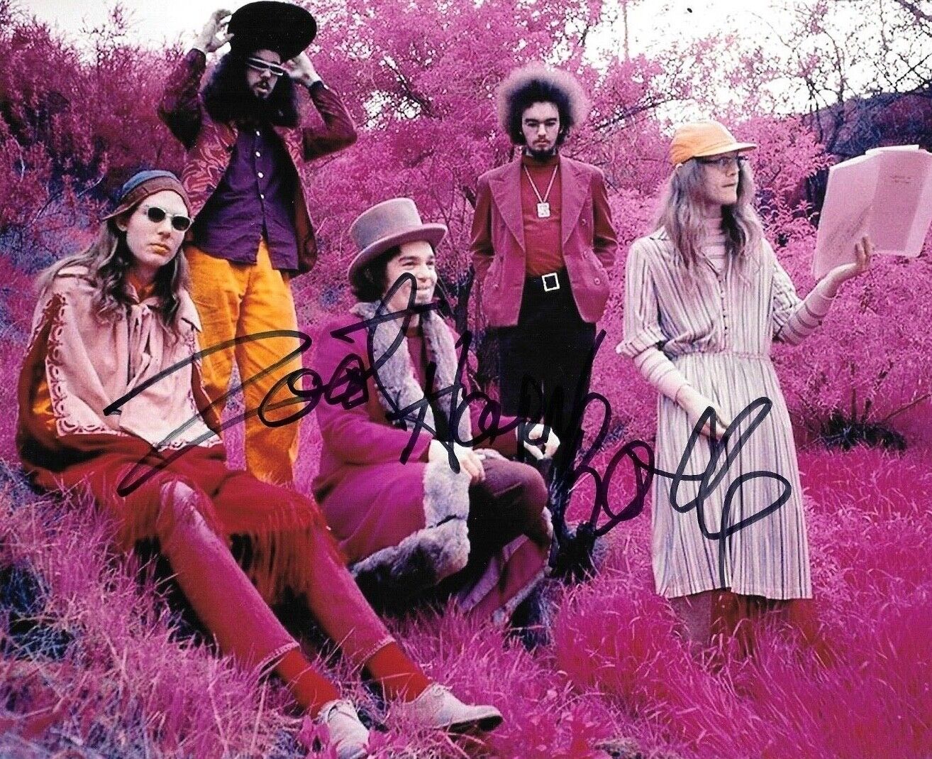 * BILL HARKLEROAD * signed 8x10 Photo Poster painting * ZOOT HORN ROLLO BEEFHEART MAGIC BAND * 5