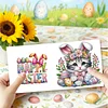 12PCS Diamond Painting Happy Easter Greeting Card Kit for Birthdays Thanksgiving & Special Occasion