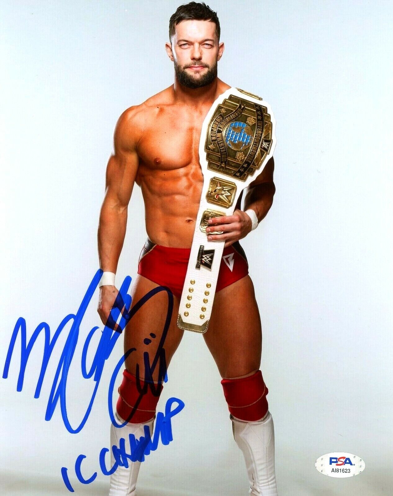 WWE FINN BALOR HAND SIGNED AUTOGRAPHED 8X10 Photo Poster painting WITH PROOF AND PSA DNA COA 27