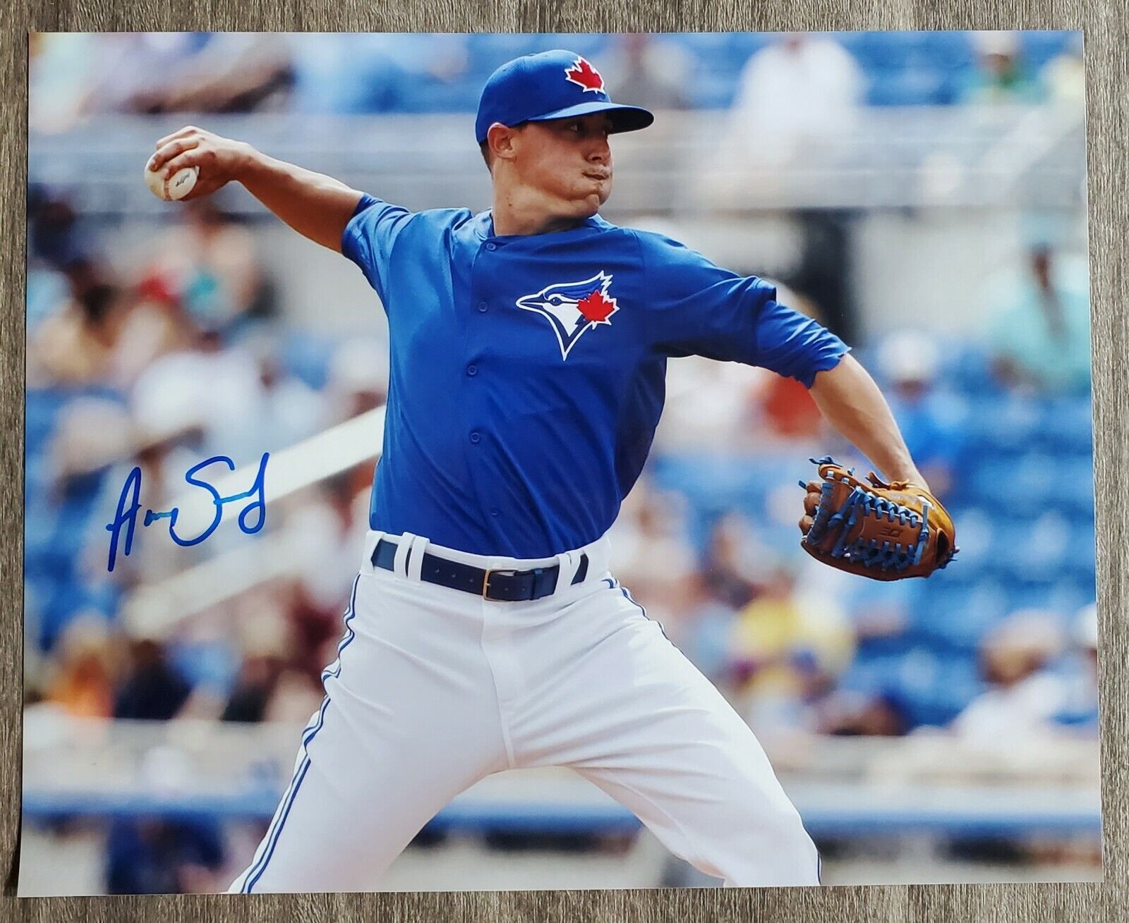 Aaron Sanchez Signed 8x10 Photo Poster painting Toronto Blue Jays RAD