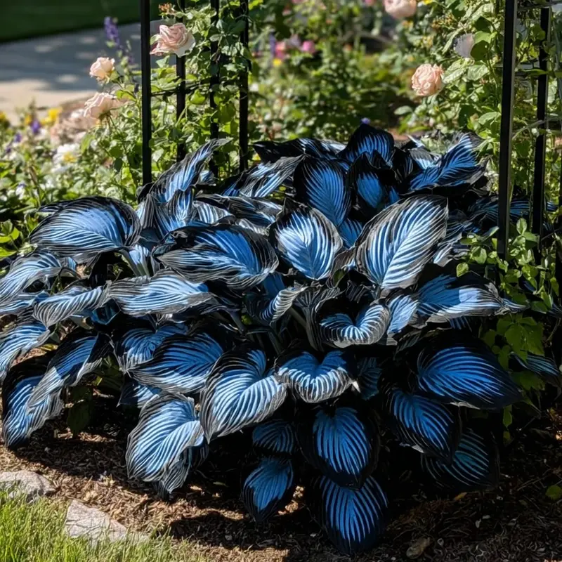 💙 Midnight Blue Heart Hosta Seeds Perennial Shade Plant