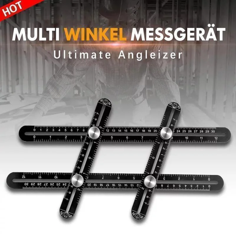 Meladen™ Multi Winkel Messgerät- Doppelschmiege (Plastik / Vollmetall)