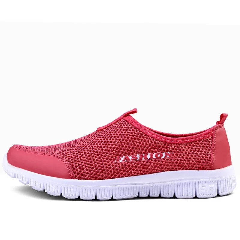 Women's sports shoes Running shoes Slip-ons Air mesh Wear resistant Breathable Summer footwear Superstar Fshion shoes
