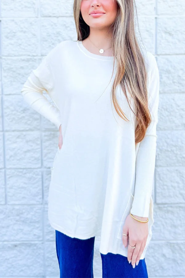 BOYFRIEND POCKET SWEATER