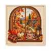 Stamped Cross Cross cross stitch kit for Adults Seasonal Landscape 11CT 40x40cm tapestrymarket