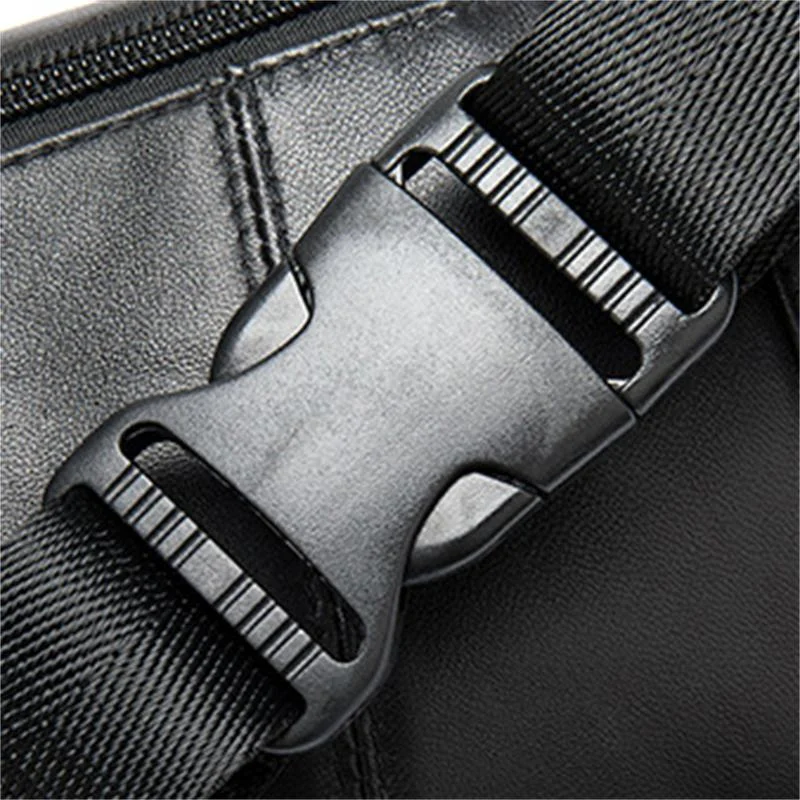 Simple Style Leather Casual Waist Bag Fashion Crossbody Bag