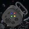 Protective Case Game Console Design Protective Skin Cover W/ Secure Lock Clip Compatible for Samsung Galaxy Buds 4/4 Pro 2026