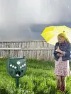 Solar Animal Repeller Mouse Repellent IP44 Waterproof for Raccoons Rabbits Foxes