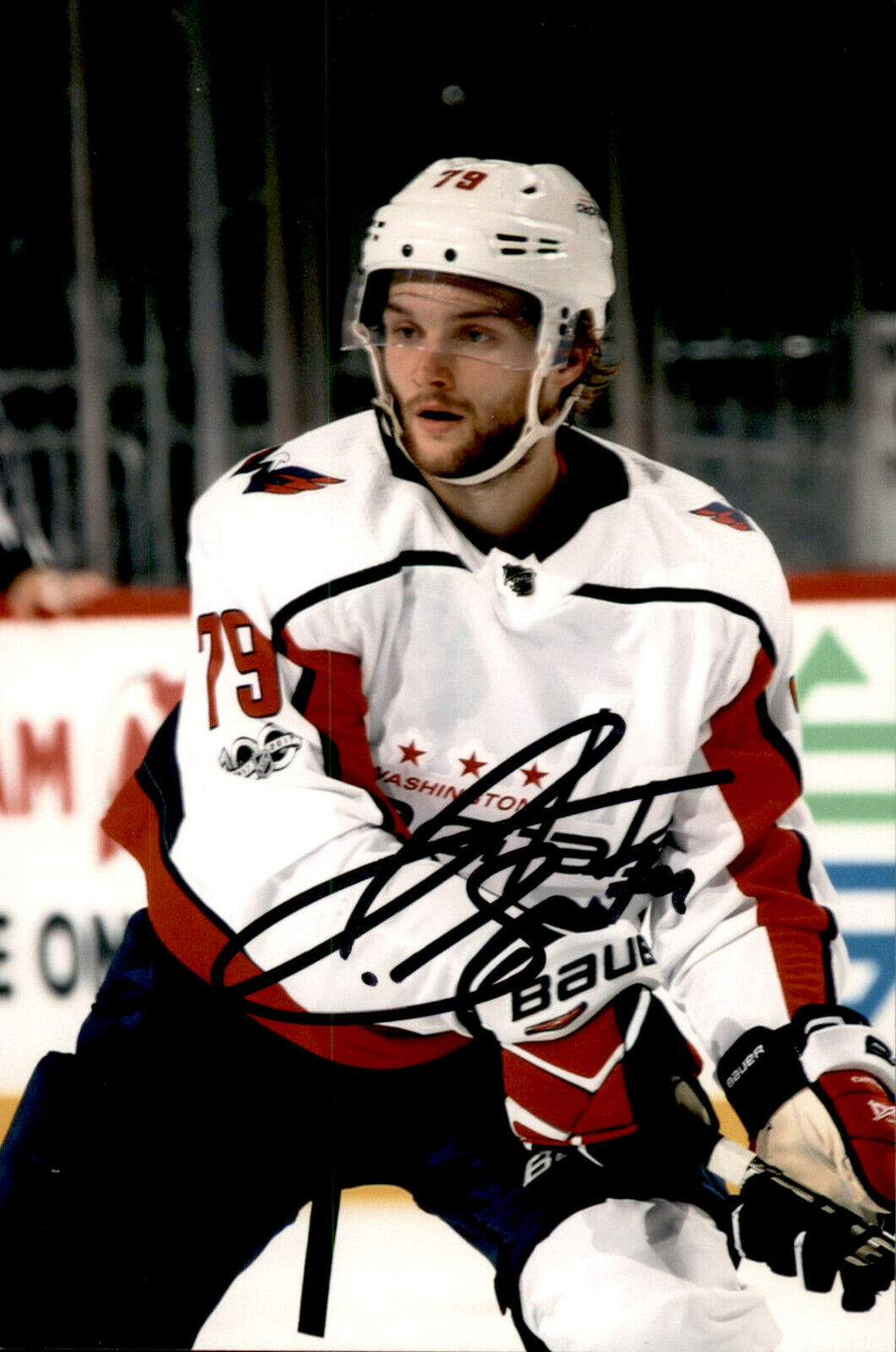 Nathan Walker SIGNED 4x6 Photo Poster painting WASHINGTON CAPITALS / AUSTRALIA #2