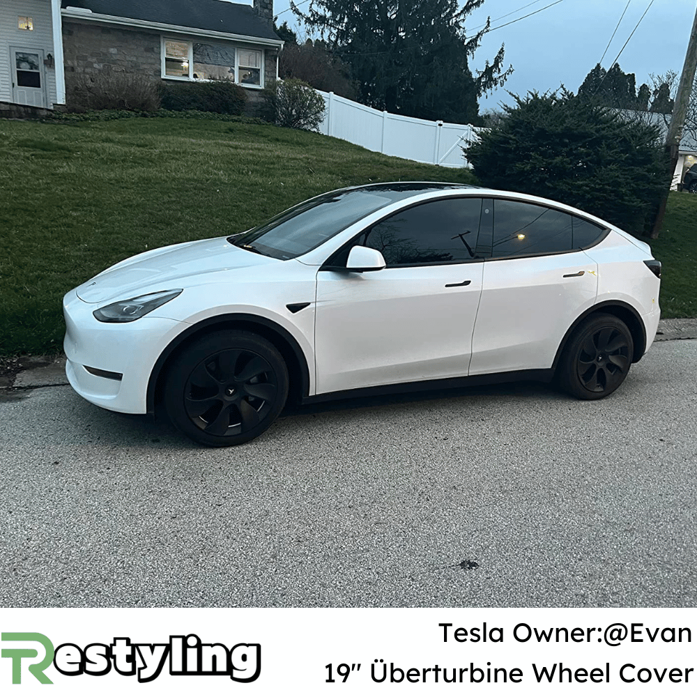 Tesla Model Y Uberturbine Wheel Cover for the 2019 2023 Model Y 19 Inch Wheel Hub