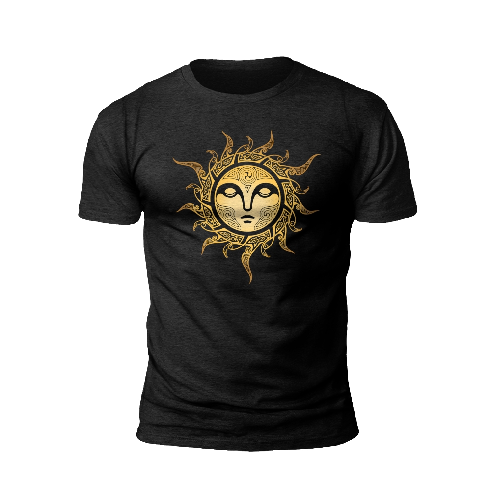 Golden Sun and Moon T-Shirt