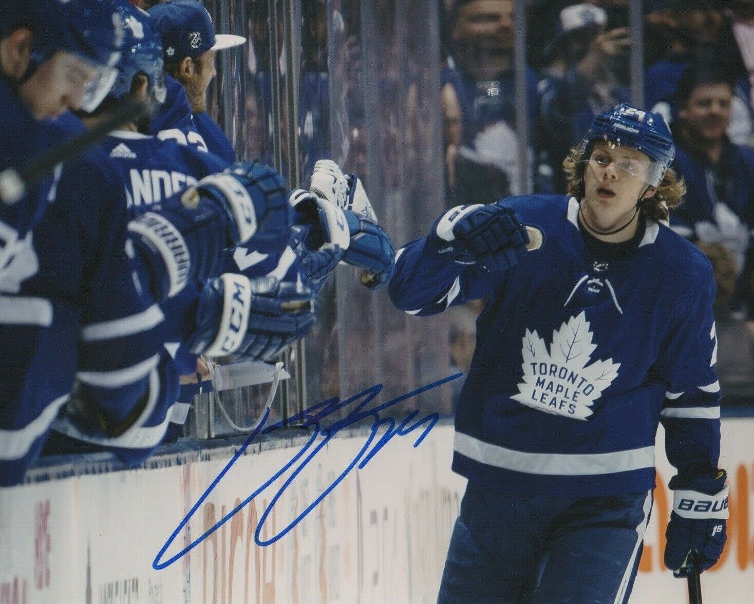 Toronto Maple Leafs Kasperi Kapanen Signed Autographed 8x10 NHL Photo Poster painting COA #2