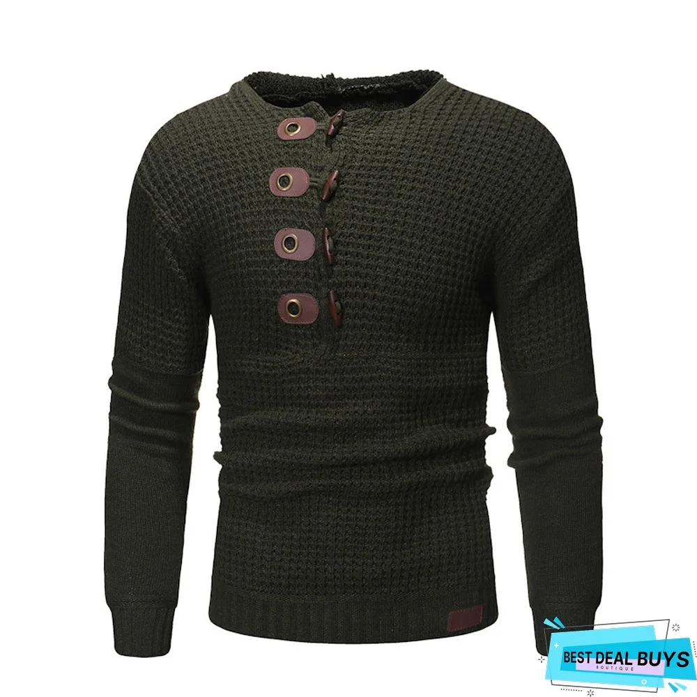 Men's Slanted Sweater Long Sleeve Bottoming Shirt Hooded Sweater