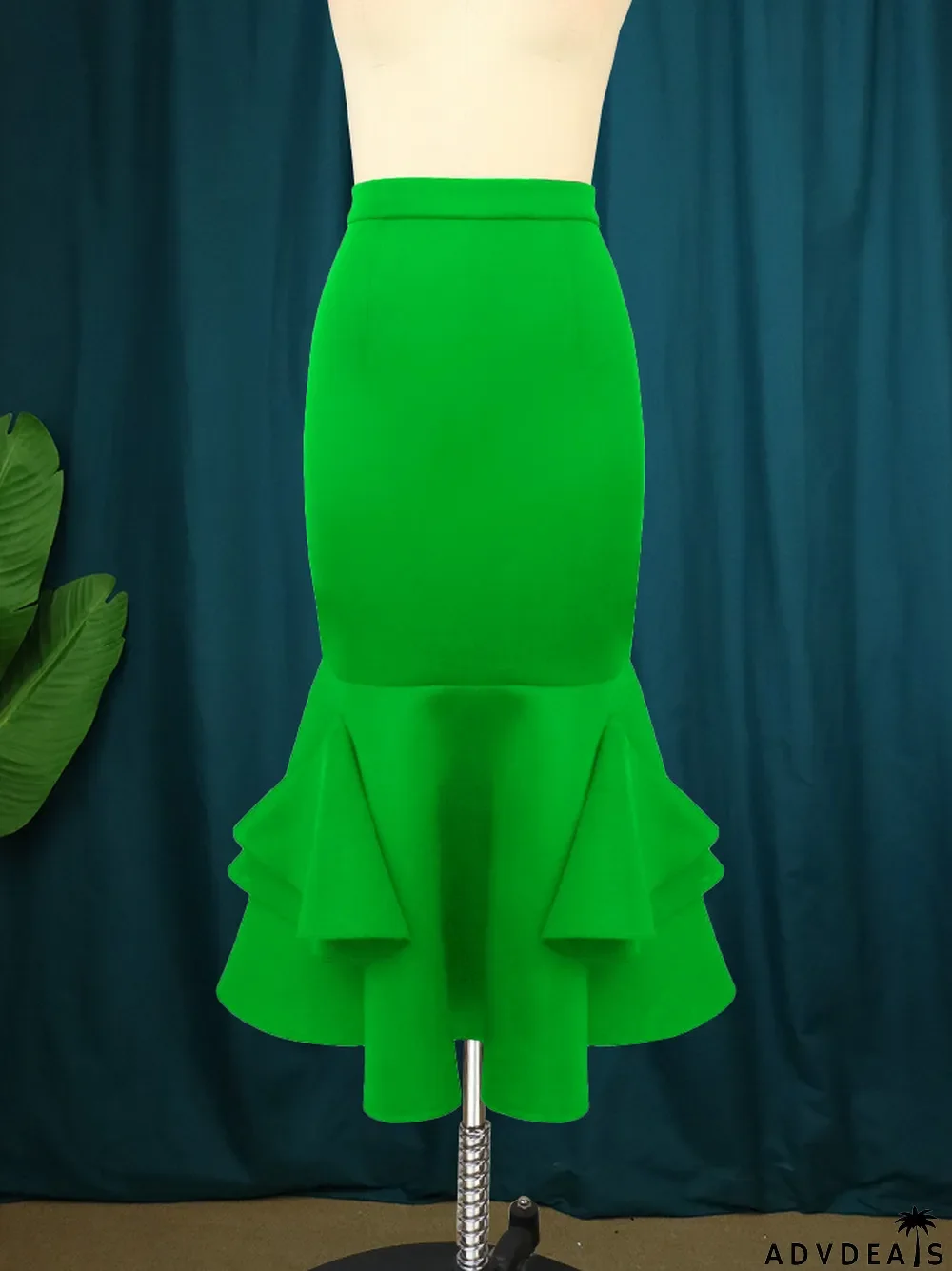 Fall High Waist Comfort Skirt Career Slim Fit Fishtail Bustskirt